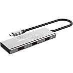 Conceptronic HUBBIES17G 7 Port USB 3.1 Hub 4x USB-C Buchse + 3x USB-A Buchse