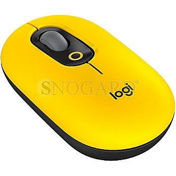 Logitech POP Wireless Mouse Heartbreaker Logi Bolt USB/Bluetooth Blast Yellow