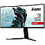 86.4cm (34") Iiyama G-Master GCB3480WQSU-B1 Red Eagle VA 165Hz FreeSync Curved