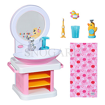Zapf 832707 Baby Born Creation Bath Puppen Handwaschbecken pink