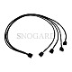 Alphacool 18712 Y-Splitter aRGB 3pin auf 4x 3pin 60cm schwarz