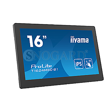 39.6cm (15.6") Iiyama T1624MSC-B1 IPS Full-HD Multi Touch Lautsprecher