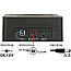 DeLOCK 62661 Dockingstation SATA 6Gb/s USB-B 3.0 schwarz