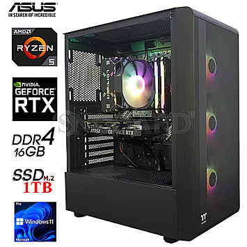GamingLine R5-5600X-M2-RTX4060Ti RGB