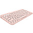 Logitech K380 Multi-Device Mini Bluetooth Keyboard rose