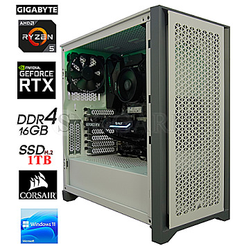 GamingLine R5-5600X-M2-RTX4060Ti OC