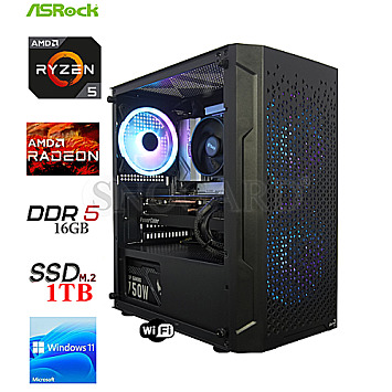 GamingLine R5-7500F-M2-RX7700XT RGB WiFi