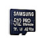 512GB Samsung PRO Ultimate R200/W130 microSDXC UHS-I U3 A2 Class 10 V30 Kit