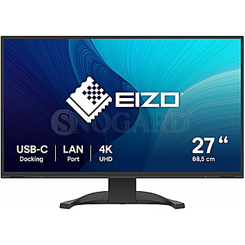 68.6cm (27") EIZO FlexScan EV2740X-BK IPS 4K Ultra HD GLAN Pivot Lautsprecher