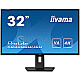 80cm (31.5") Iiyama ProLite XB3288UHSU-B5 VA 4K Ultra HD FreeSync Lautsprecher