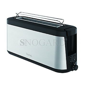 Tefal TL4308 Langschlitz Toaster schwarz/edelstahl