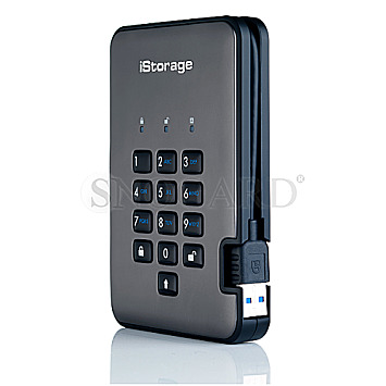 1TB iStorage IS-DAP2-256-SSD-1000-C-G diskAshur Pro SSD 256bit USB 3.0 graphite