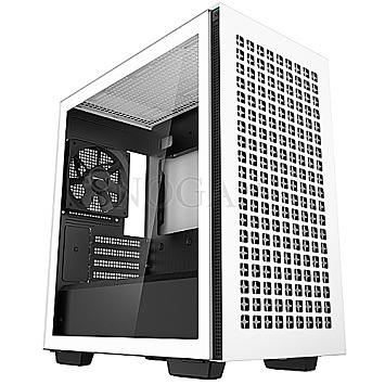 DeepCool R-CH370-WHNAM1-G-1 CH370 ARGB Mini Tower Window White Edition