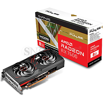 8GB Sapphire 11324-01-20G Pulse Radeon RX7600 OC lite retail