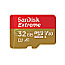 32GB SanDisk Extreme R100/W60 microSDHC UHS-I U3 A1 Class 10 V30 Kit