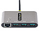 StarTech.com HB30C3A1GEA2 3-Port USB-C Hub mit Ethernet 3x USB 3.0 Typ-A + RJ45
