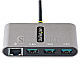StarTech.com HB30C3A1GEA2 3-Port USB-C Hub mit Ethernet 3x USB 3.0 Typ-A + RJ45