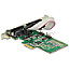 DeLOCK 89557 PCIe Card Delock 4x D-Sub9 (je 2 auf Slotblech) Low Profile