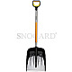 Fiskars 1057177 Schneeschaufel 1.32m schwarz/orange