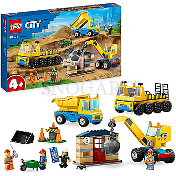 LEGO 60391 City Baufahrzeuge und Kran