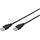 Digitus AK-300101-018-S USB 2.0 Kabel 2x USB 2.0 Typ-A Stecker 1.8m schwarz