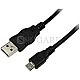 Logilink CU0058 USB 2.0 -> Micro USB Kabel 1m schwarz