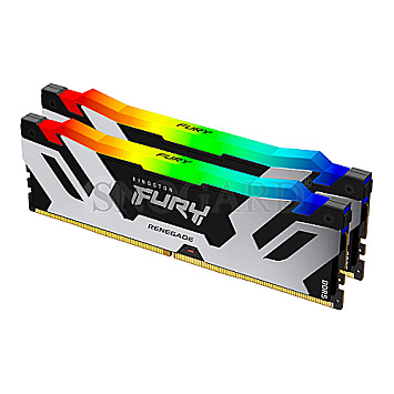 64GB Kingston KF560C32RSAK2-64 FURY Renegade RGB DDR5-6000 Kit schwarz/silber