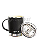 Asobu SM30 Ultimate Isolierter Kaffeebecher aus Edelstahl & Keramik schwarz