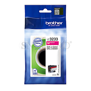 Brother LC3233M Tinte 1500 Seiten magenta