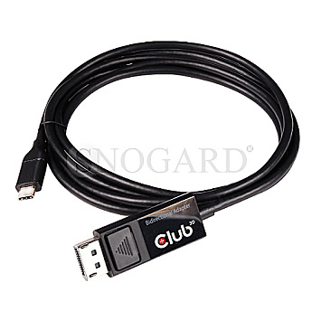 Club 3D CAC-1557 USB 3.1 Typ C -> DP 1.4 8K60Hz UHD 1.8m schwarz