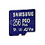 256GB Samsung PRO Plus R180/W130 microSDXC UHS-I U3 A2 Class 10 V30 Kit