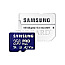 256GB Samsung PRO Plus R180/W130 microSDXC UHS-I U3 A2 Class 10 V30 Kit