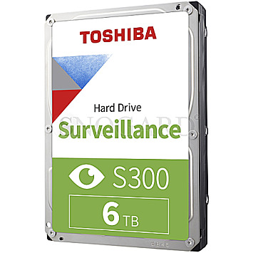 6TB Toshiba HDWT860UZSVA S300 Surveillance 3.5" SATA 6Gb/s bulk SMR