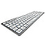 Cherry JK-9110DE-1 KW 9100 Slim for MAC USB/Bluetooth silber