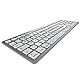 Cherry JK-9110DE-1 KW 9100 Slim for MAC USB/Bluetooth silber