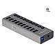 DeLOCK 63670 USB-C (USB 3.2 Gen 2) Multiport Hub grau