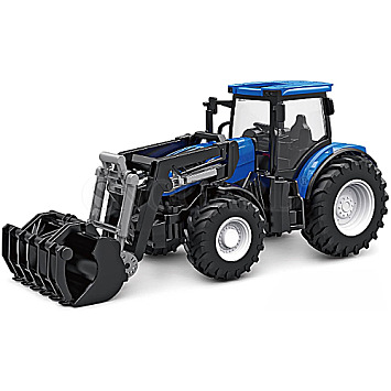 Amewi 22598 R/C Traktor mit Frontlader 1:24 blau
