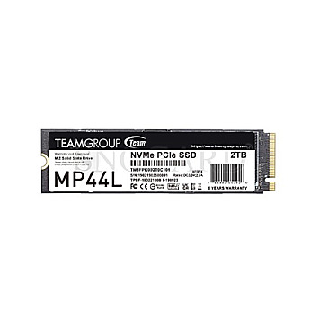 2TB TeamGroup TM8FPK002T0C101 MP44L M.2 2280 PCIe 4.0 x4 SSD NVMe 1.4