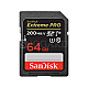 64GB SanDisk SDSDXXU-064G-GN4IN Extreme PRO R200/W90 SDXC UHS-I U3 Class 10 V30
