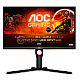 62.2cm (24.5") AOC G3 25G3ZM/BK VA Full-HD 240Hz Gaming Pivot Lautsprecher