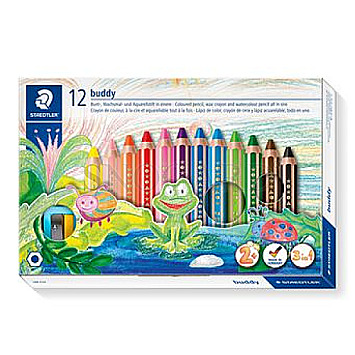 Staedtler 140 C12 Noris Junior 140 3in1 12er Stifte Set