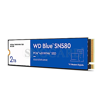 2TB Western Digital WDS200T3B0E WD Blue SN580 M.2 2280 PCIe 4.0 x4 SSD NVMe