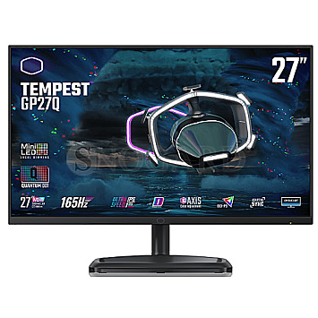 68.6cm (27") CoolerMaster Tempest GP27Q IPS Mini LED WQHD 165Hz Gaming Pivot