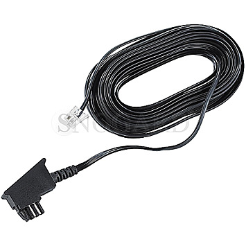 S-Conn TC70003 Telefonkabel TAE-F Stecker auf RJ11 Stecker 3m schwarz