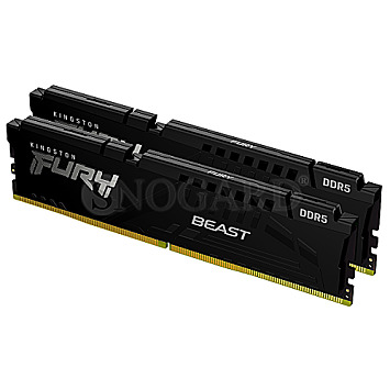 64GB Kingston KF556C36BBEK2-64 FURY Beast DDR5-5600 Kit schwarz