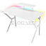 Genesis NDS-1802 Holm 320 RGB Gaming Table 120x75cm white