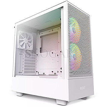 NZXT CC-H51FW-R1 H5 Flow RGB All White Edition