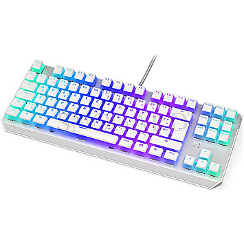 Endorfy EY5D013 Thock TKL Pudding Onyx White PBT RGB LEDs Kailh RED