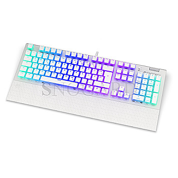 Endorfy EY5D033 Omnis Pudding Onyx White PBT ARGB Kailh RED USB