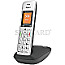 Gigaset E390 DECT Mobilteil + Ladeschale silber/schwarz